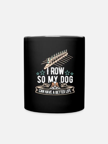 Aviron Chien d’aviron - Mug uni - noir