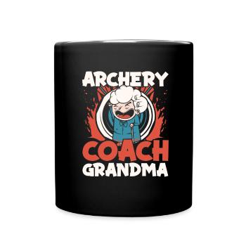 Tir à l’arc Archer de tir à l’arc - Mug uni - noir - Devant