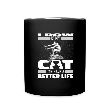 Aviron Aviron Cat - Mug uni - noir - Devant