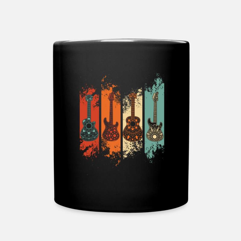 guitare - Mug uni - noir