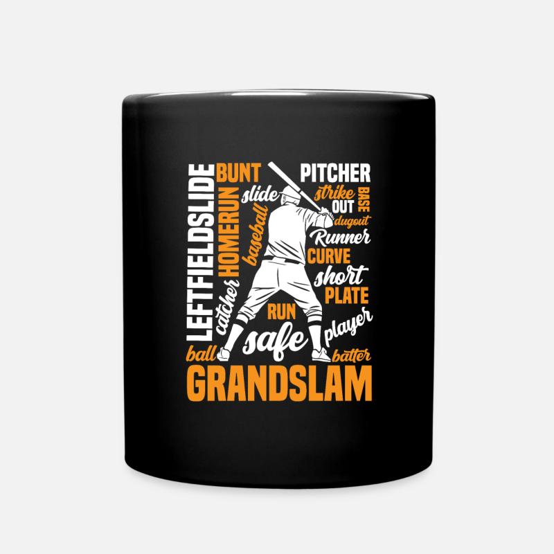 baseball - Full Colour Mug - black