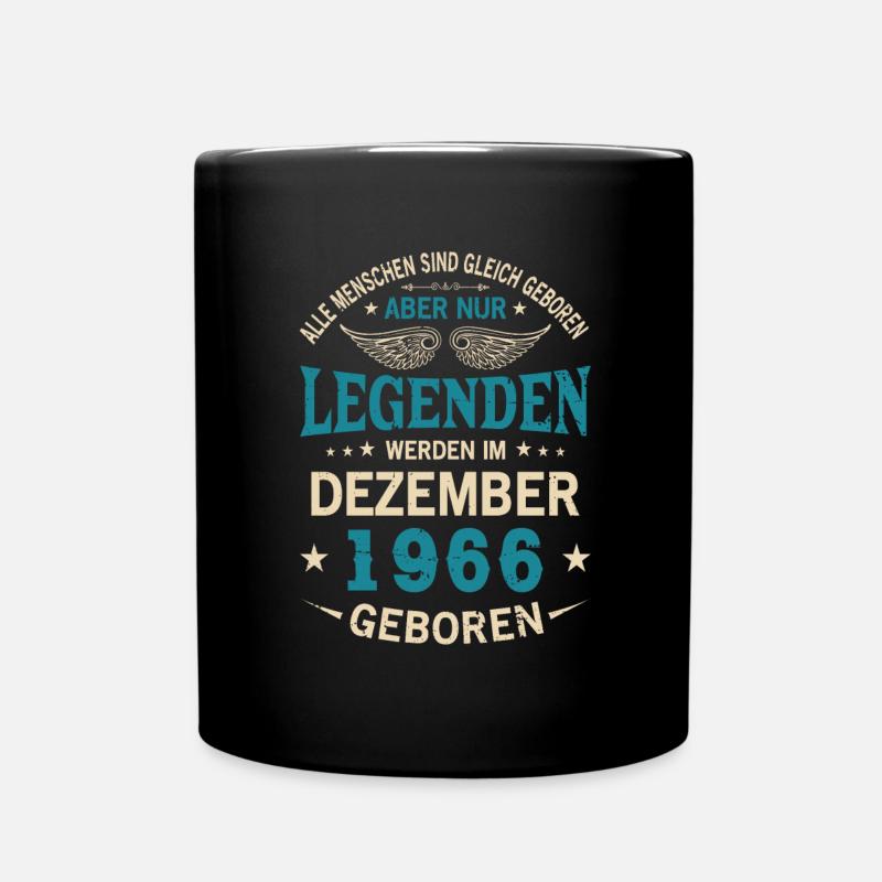 Alle Menschen Sind Gleich Geboren Dezember 1966 - Tasse einfarbig - Schwarz