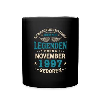 All people are born equal November 1997 - Full Colour Mug - black - Front