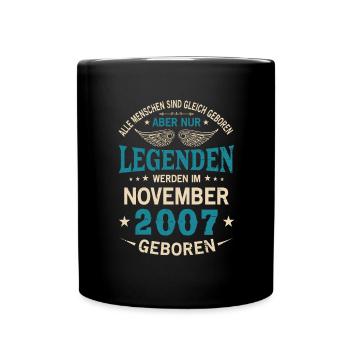 All people are born equal November 2007 - Full Colour Mug - black - Front