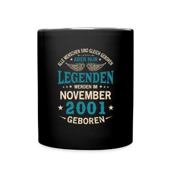All people are born equal November 2001 - Full Colour Mug - black - Front