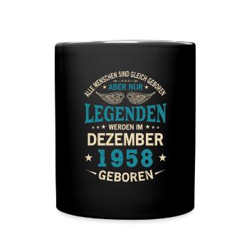 All people are born equal December 1958 - Full Colour Mug - black - Front