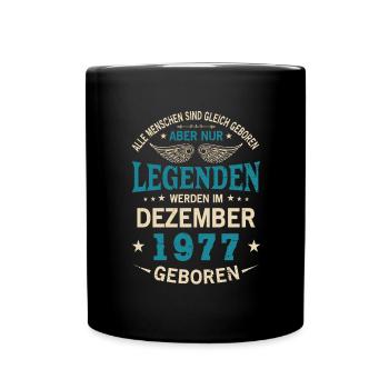 All people are born equal December 1977 - Full Colour Mug - black - Front