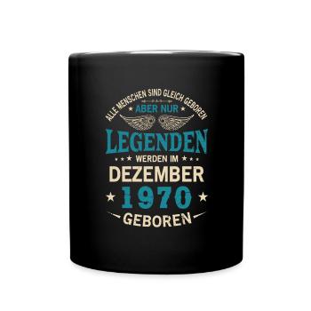 All people are born equal December 1970 - Full Colour Mug - black - Front