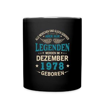All people are born equal December 1978 - Full Colour Mug - black - Front