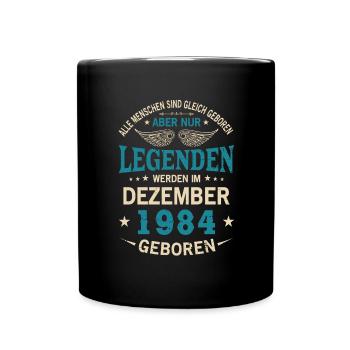 All people are born equal December 1984 - Full Colour Mug - black - Front