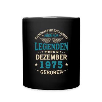 All people are born equal December 1975 - Full Colour Mug - black - Front