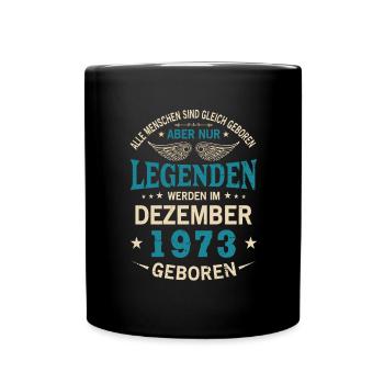 All people are born equal December 1973 - Full Colour Mug - black - Front