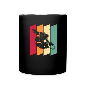 Turmspringen Turmspringer - Tasse einfarbig - Schwarz - Vorne