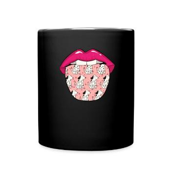 Langue dalmate - Mug uni - noir - Devant