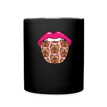 American Bully Tongue - Mug uni - noir - Devant