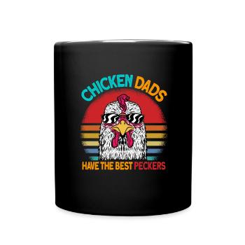 Chickens - Full Colour Mug - black - Front