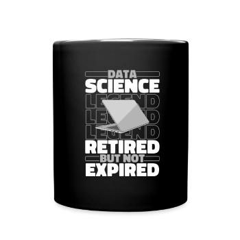 Data Science Data Analyst Im Ruhestand - Tasse einfarbig - Schwarz - Vorne