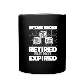 Enseignante maternelle Assistante maternelle - Mug uni - noir - Devant