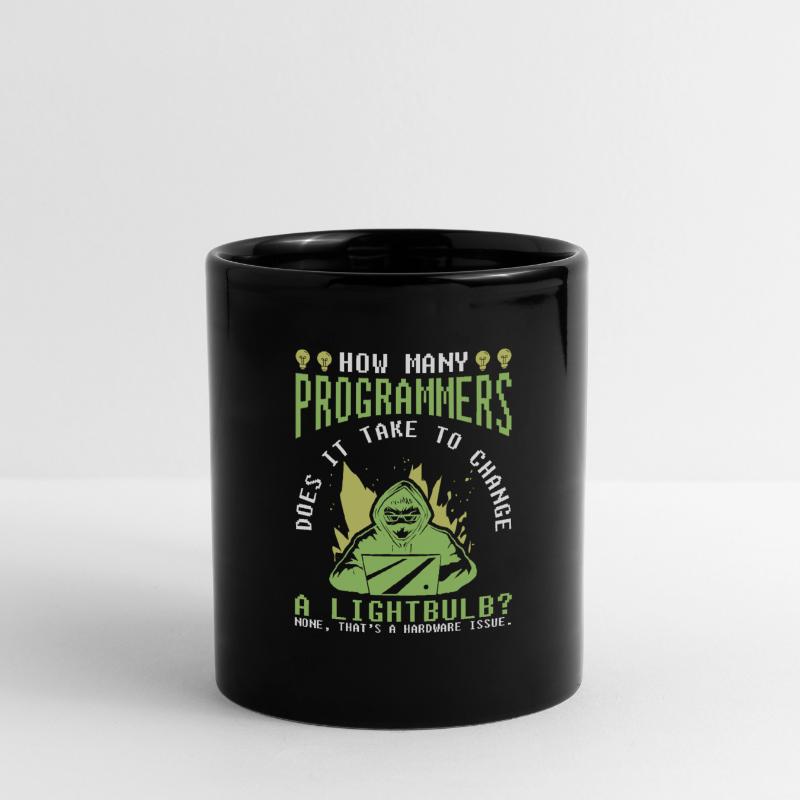 Entwickler Coder Programmierer Witzig Tasse einfarbig