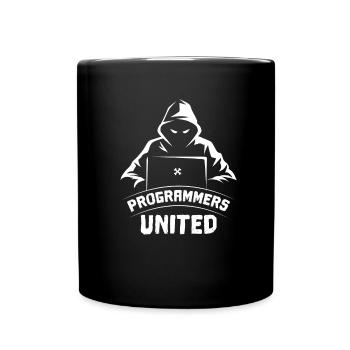 Entwickler Coder Programmierer - Tasse einfarbig - Schwarz - Vorne