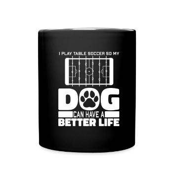 Baby-foot baby-foot - Mug uni - noir - Devant