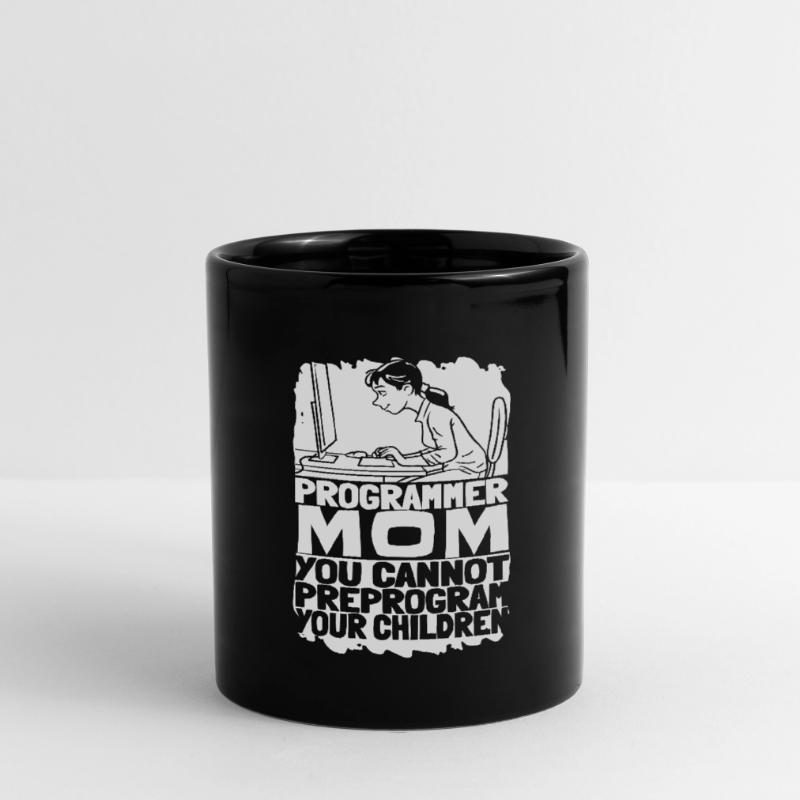 Entwickler Coder Programmierer Mama Tasse einfarbig