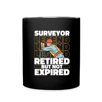 Arpenteur-géomètre Retraité - Mug uni - noir - Devant