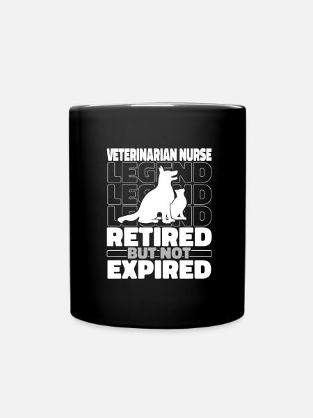 Assistant vétérinaire à la retraite - Mug uni - noir