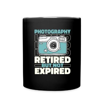 Photographer Photography Retired Camera - Full Colour Mug - black - Front