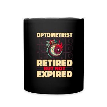 Opticien Opticien à la retraite - Mug uni - noir - Devant