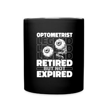 Opticien Opticien à la retraite - Mug uni - noir - Devant