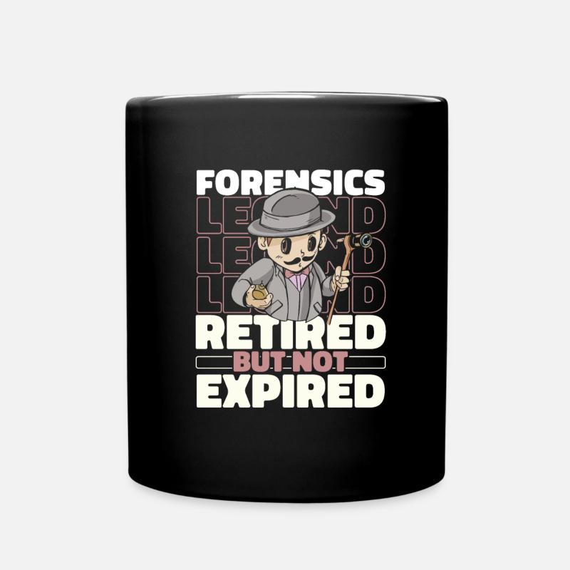 Forensik Forensiker Im Ruhestand - Tasse einfarbig - Schwarz