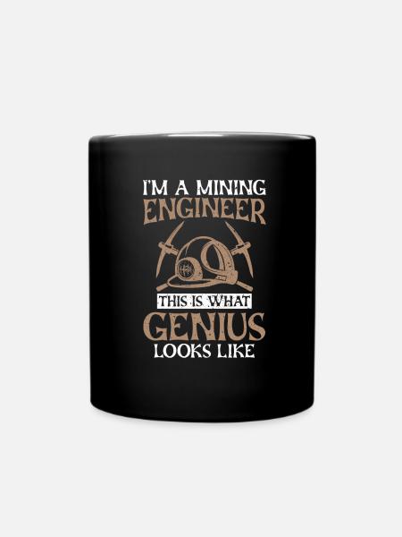Ingénieur Miner Ingénieur Minier - Mug uni - noir