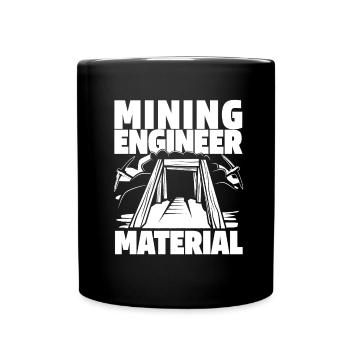 Ingénieur Ingénieur minier - Mug uni - noir - Devant
