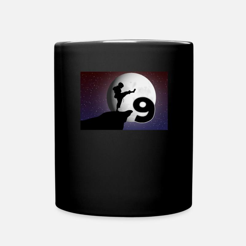 9. Geburtstag Kampfsport karate 9 Jahre alt - Tasse einfarbig - Schwarz