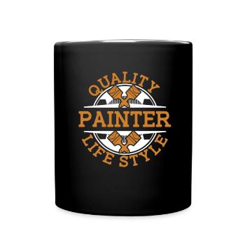 Painter Varnisher - Full Colour Mug - black - Front