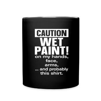 Painter Varnisher - Full Colour Mug - black - Front