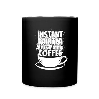 Painter Varnisher Coffee - Full Colour Mug - black - Front