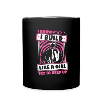 Architekt Architektur Lustig - Tasse einfarbig - Schwarz - Vorne