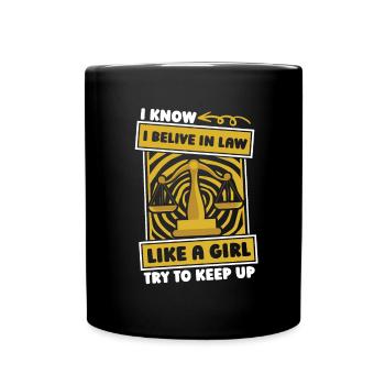 Lawyer Lawyer Jura Lustig - Full Colour Mug - black - Front