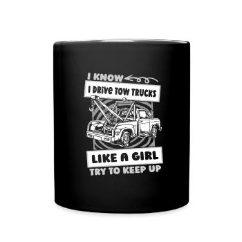 Service de remorquage dépanneuse drôle - Mug uni - noir - Devant