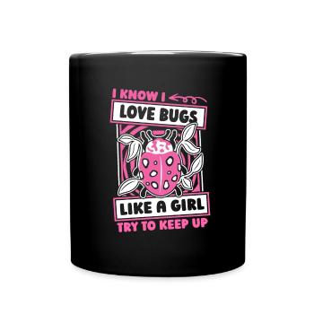 Entomologie Entomologiste Insecte Drôle - Mug uni - noir - Devant