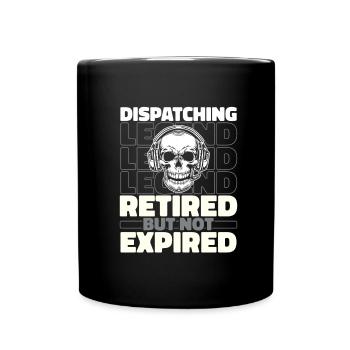 Emergency Call Control Center Operations Center Retired - Full Colour Mug - black - Front