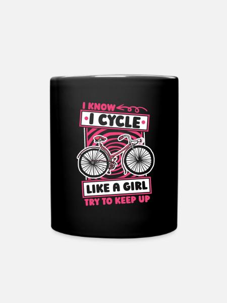Vélo de route Cyclistes Drôle - Mug uni - noir