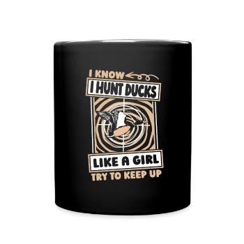 Duck Hunting Duck Hunt Funny - Full Colour Mug - black - Front