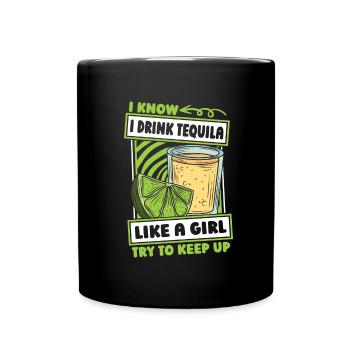 Tequila Filles - Mug uni - noir - Devant