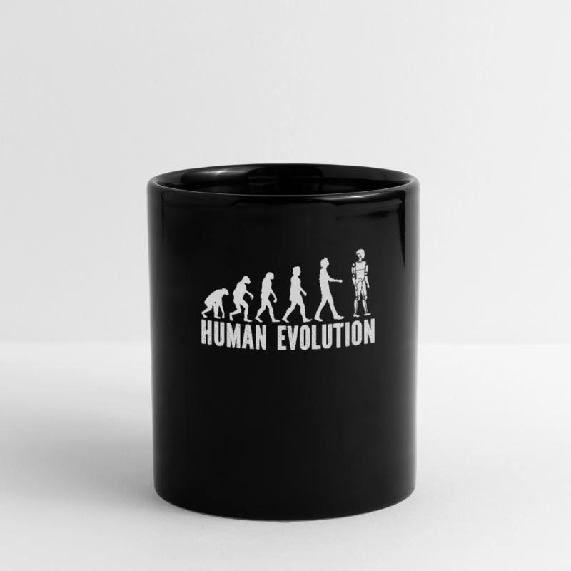Robotics Ai Robot Evolution Human Evolution Full Colour Mug