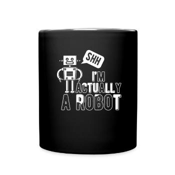 Robotique Ai Robot Drôle - Mug uni - noir - Devant