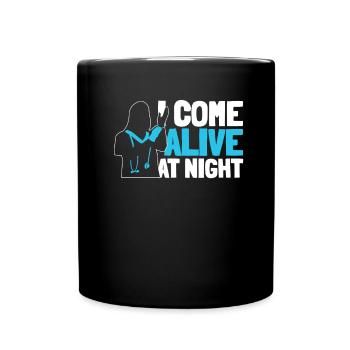 Infirmière Lustig - Mug uni - noir - Devant