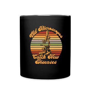 Biology Biologist Microscope - Full Colour Mug - black - Front